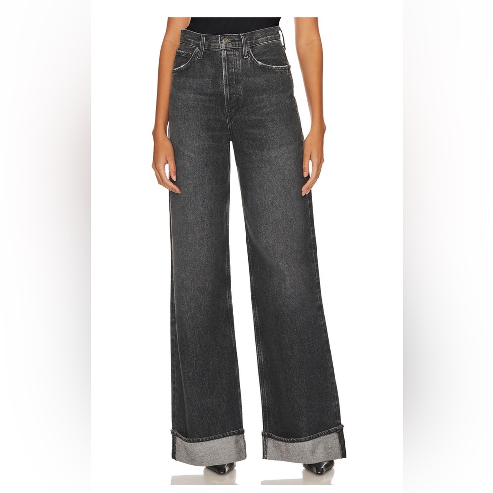 AGOLDE Dame High rise wide leg